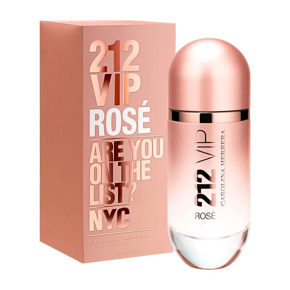 Perfume 212 Vip Rose Carolina Herrera Feminino - 100ml